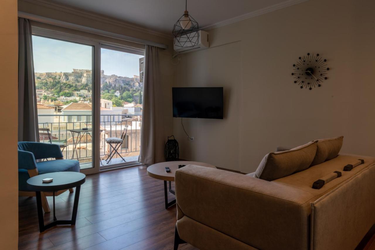 Luxury Apartment Overlooking The Citadel Of Tsakas Афіни Екстер'єр фото